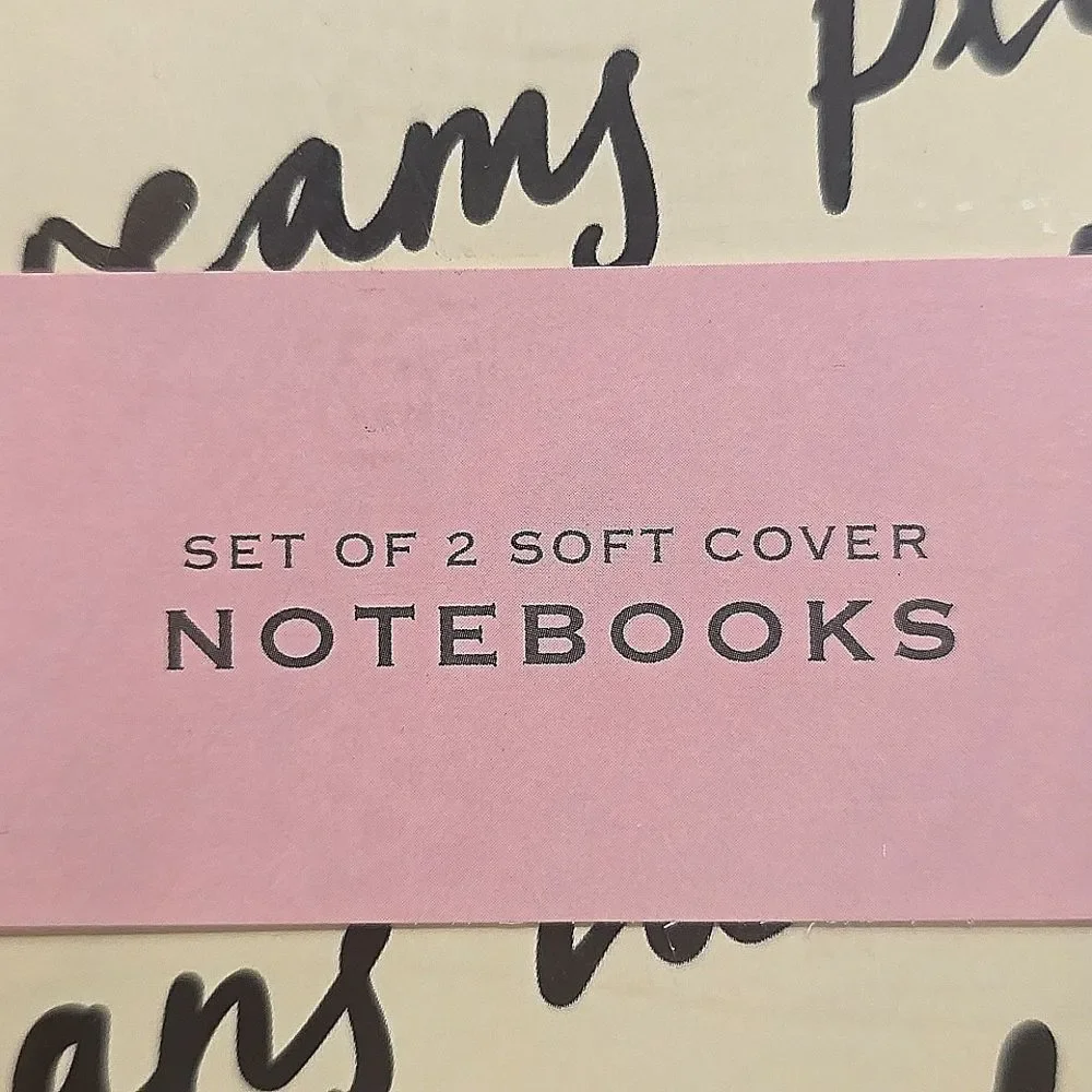 FSC Set of 2 Soft Cover Notebooks‎ w/ Inspirational Text